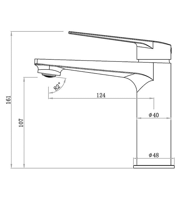 Zevio Basin Mixer Chrome Z13BM