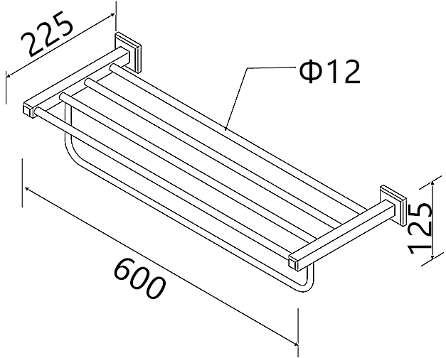 Builder Towel Rack IS1215