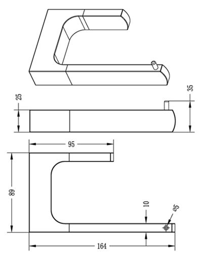 Taran Paper Holder Ch IS3608