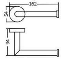 Rondo Paper Holder Without Lid IS1171