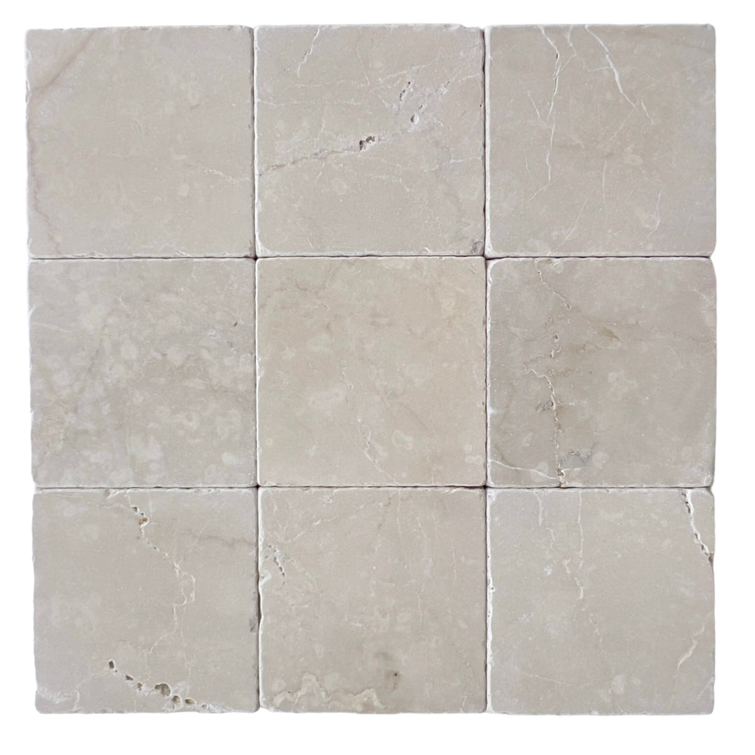 BOTTICINO SQUARE 100 TUMBLED 100X100X10MM  - BOTTICINO SQUARE 100 TUMBLED-12