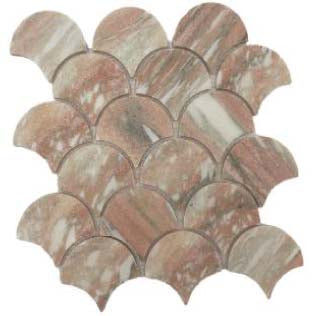 Stone Fan Cararra Mosaic PT0P