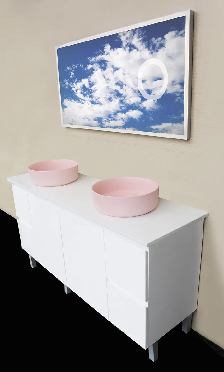 RADIUS ROUND BASIN 355X355 MATT PINK IS4088MP