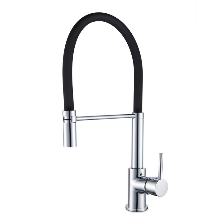 Round Chrome Kitchen Sink Mixer Tap