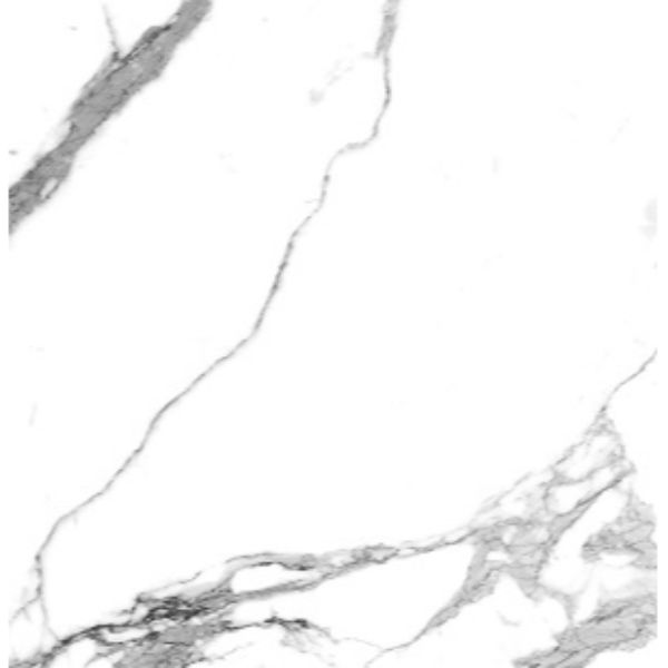 ARIO BIANCO polished marble tile design, perfect for wall and floor applications, size 600x600, showcasing elegant white surface.