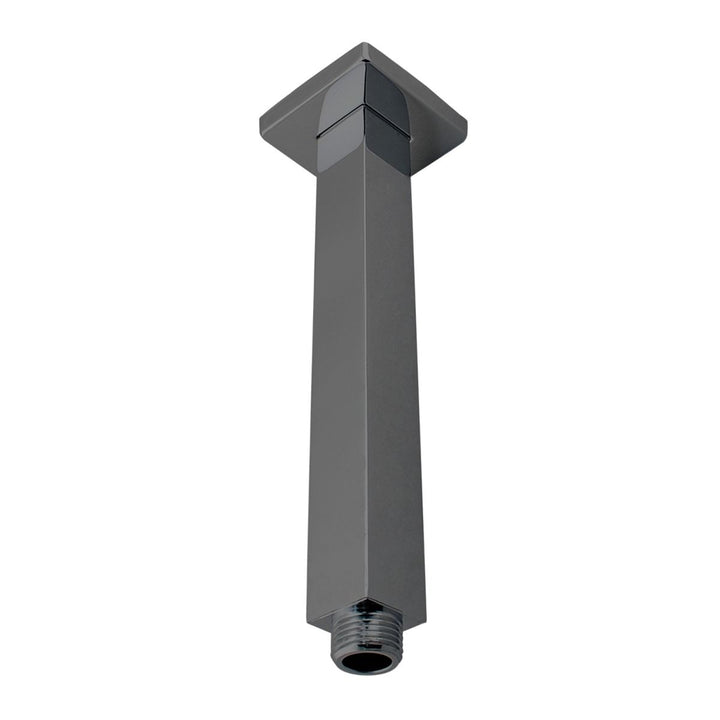 Norico Cavallo 200mm Gun Metal Grey Square Ceiling Shower Arm