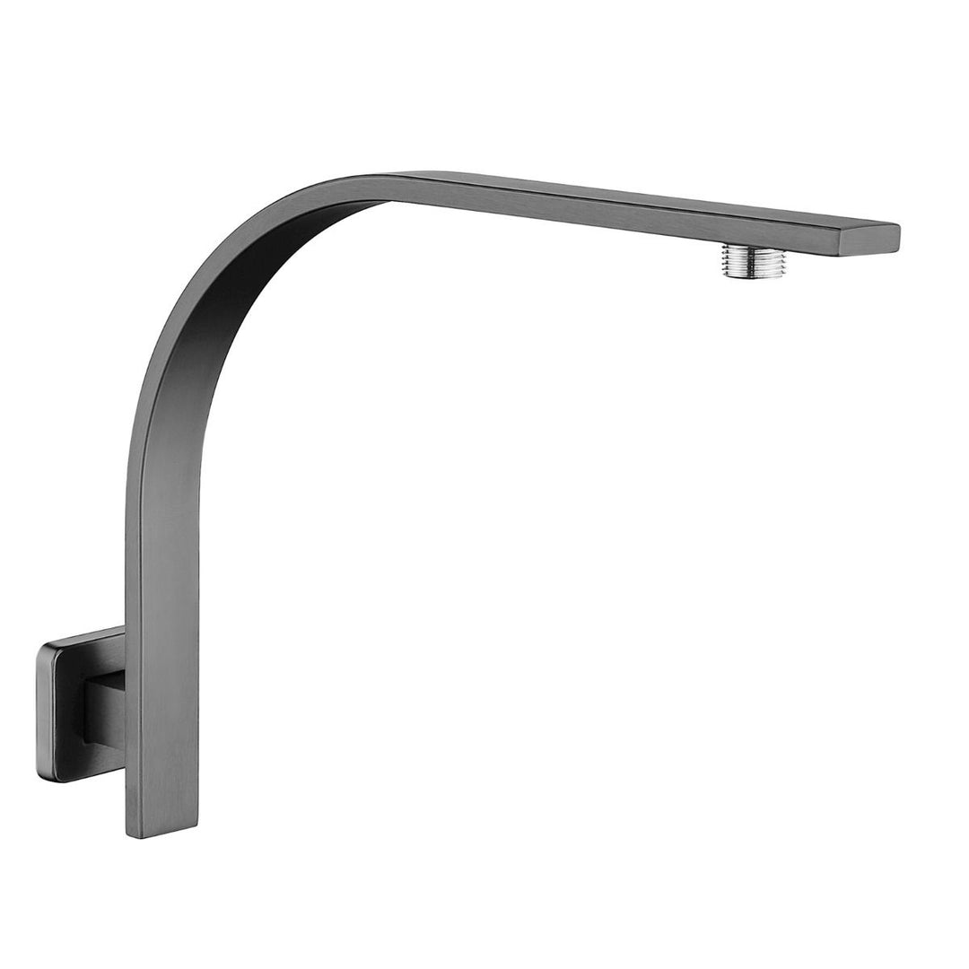 Norico Cavallo Gun Metal Grey Gooseneck Wall Mounted Shower Arm