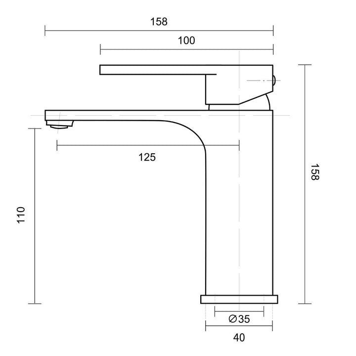 IVANO Series Chrome Basin Mixer