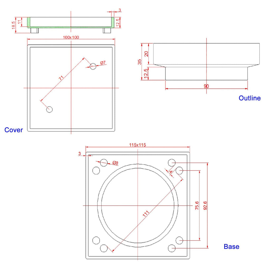 Drain Cover Outdoor 