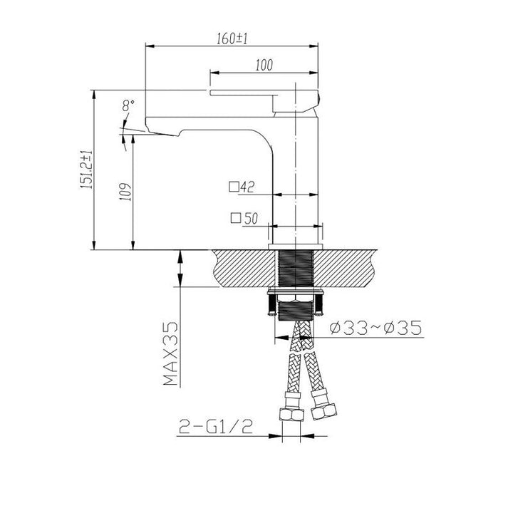 IVANO Series Chrome Basin Mixer