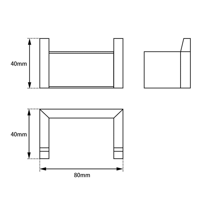 IVANO Series Chrome Robe Hook