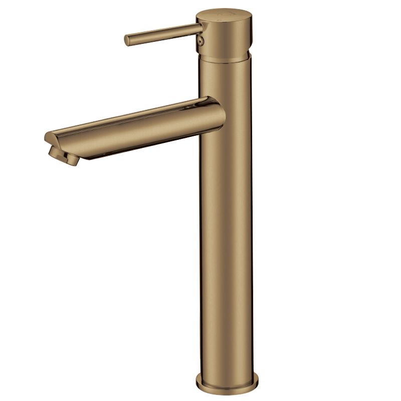 Norico Pentro Brushed Yellow Gold Round Tall Basin Mixer