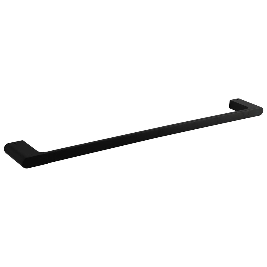 VOG Black Single Towel Rail 600mm