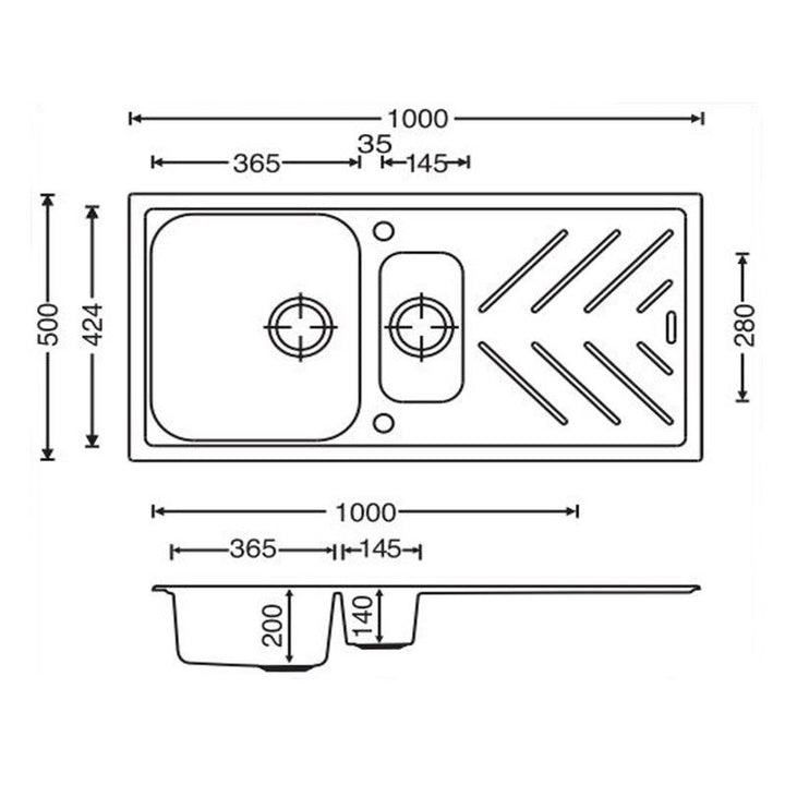 Double Bowl Kitchen Sink