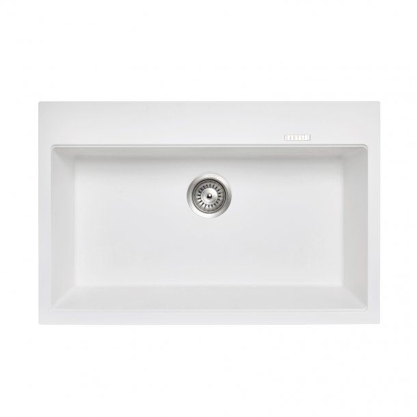 780 x 510 x 220mm Carysil Waltz 780 Granite Stone Kitchen Sink Top/Under Mount