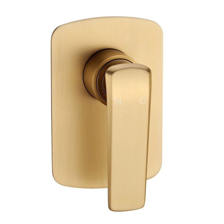 Norico Esperia Brushed Yellow Gold Wall Mixer