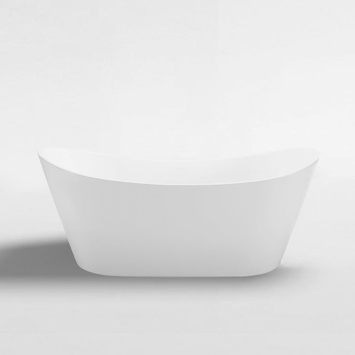 Viva High Back Bathtub 1500x750x720 NF & Gloss White IVBT-HB-1500-NF