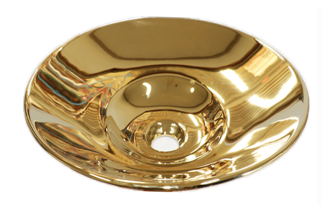 Semi Insert Basin 410x410 GD IS7741G  GOLD