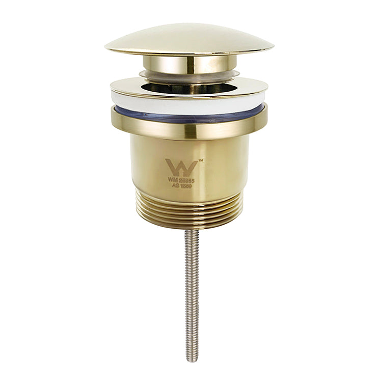 Universal Mushroom Pop Up Waste Brushed Gold 32mm M43BG