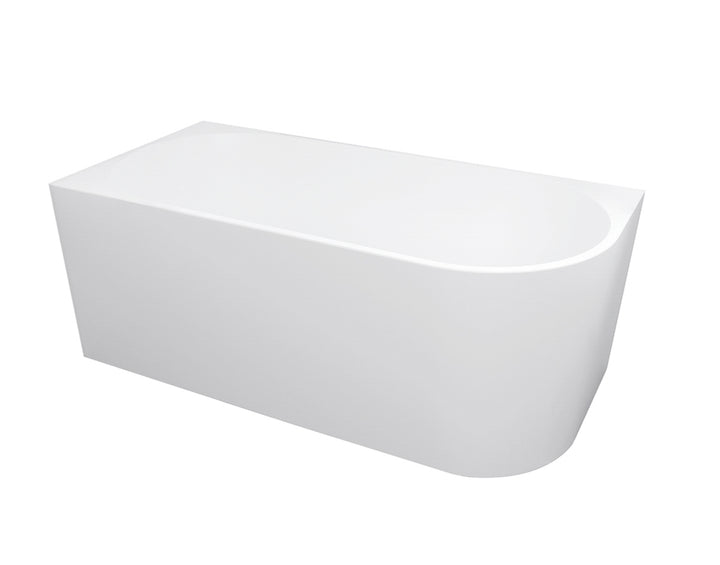 Left Corner Bathtub 1700x750x580 NF & Gloss White ICBT-1700L-NF