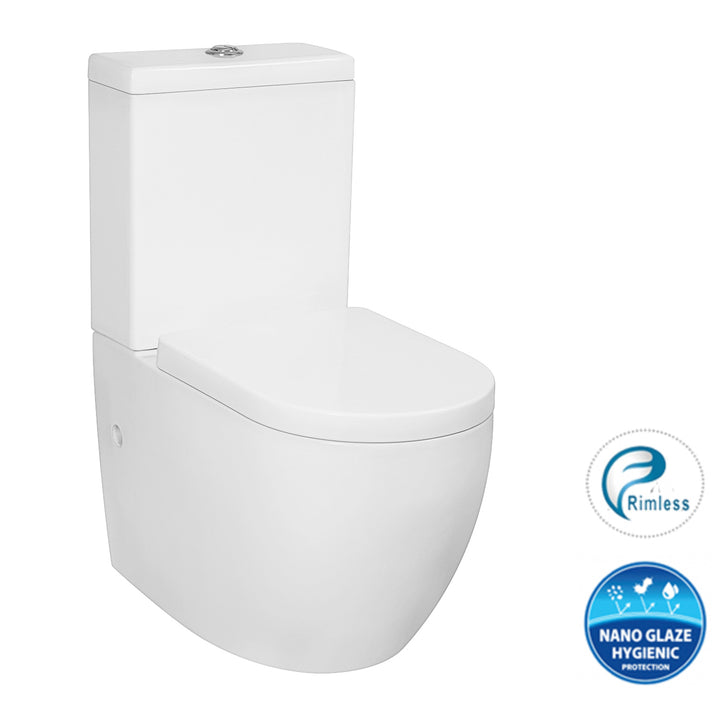 Deluso Rimless Toilet Set IDTSPKRL