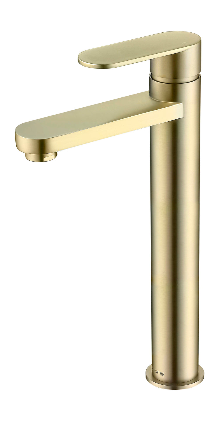 Vetto Tall Basin Mixer Brushed Gold V11TBMBG