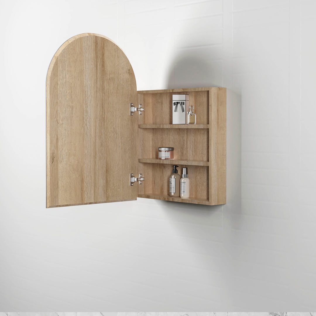 Archie Shaving Cabinet Natural Oak Door Only ARSV9060ND