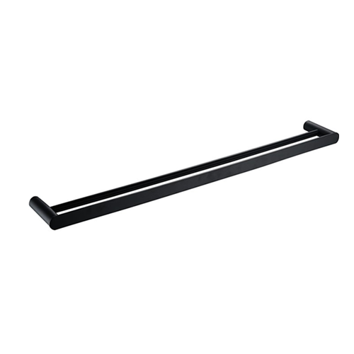 Vetto Double Towel Rail 600mm Matt Black IS1712B