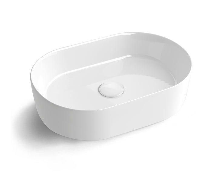 Oval Basin Gloss White 500X340 OT5035