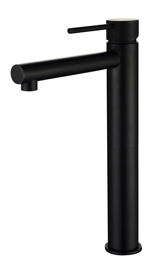 Roul tall basin mixer matt black R12TBMB