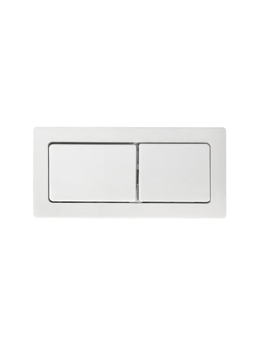 Square Toilet Button Matte White IS10SMW