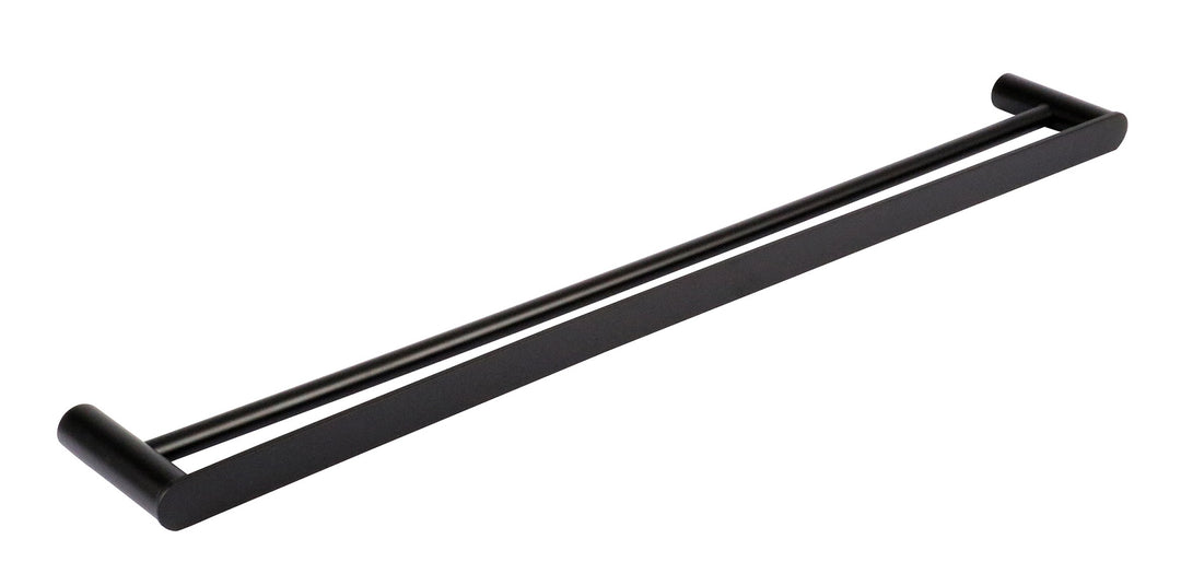 Vetto Double Towel Rail 750mm Black IS1714B