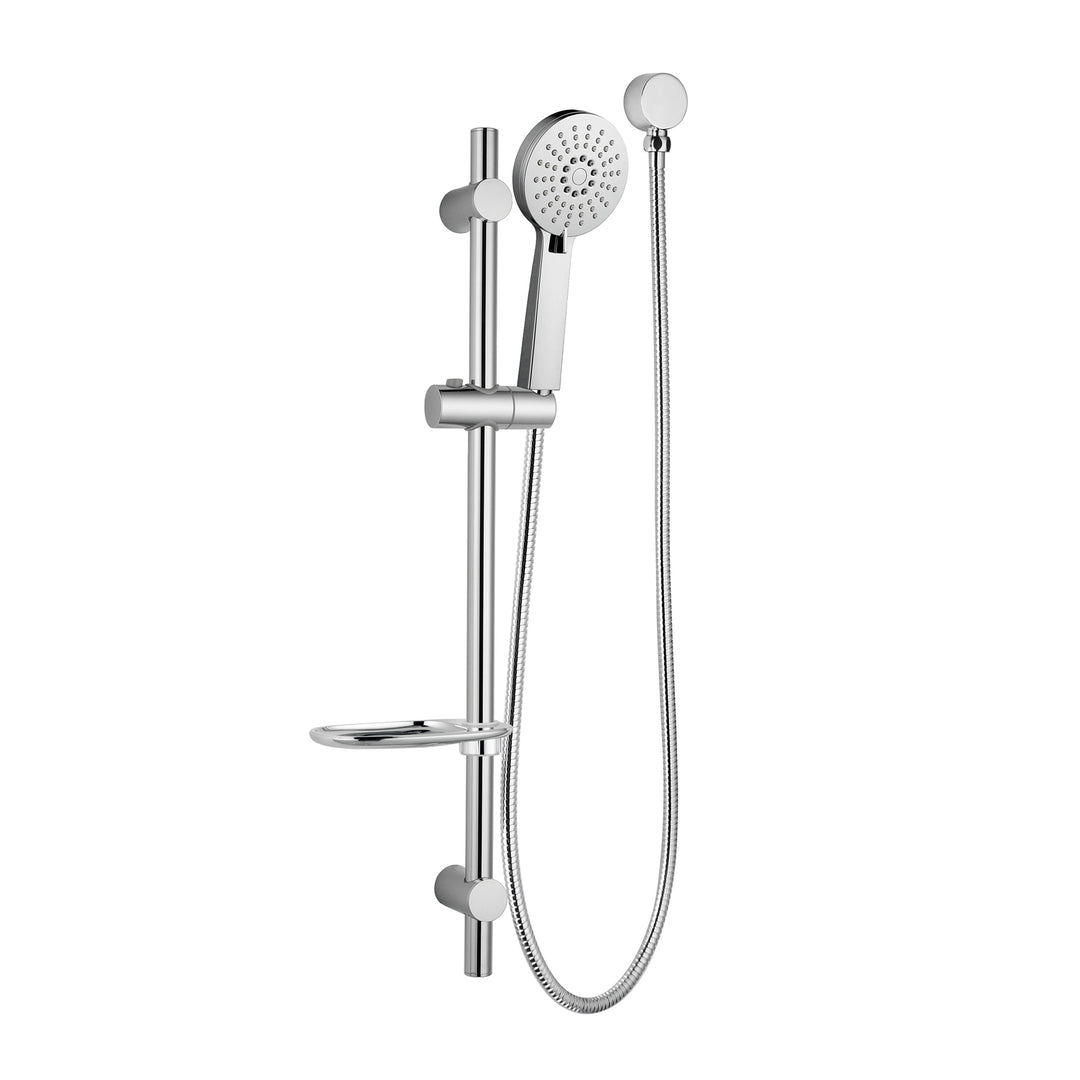 Shower Rail With 3 Function Shower Head And Elbow included