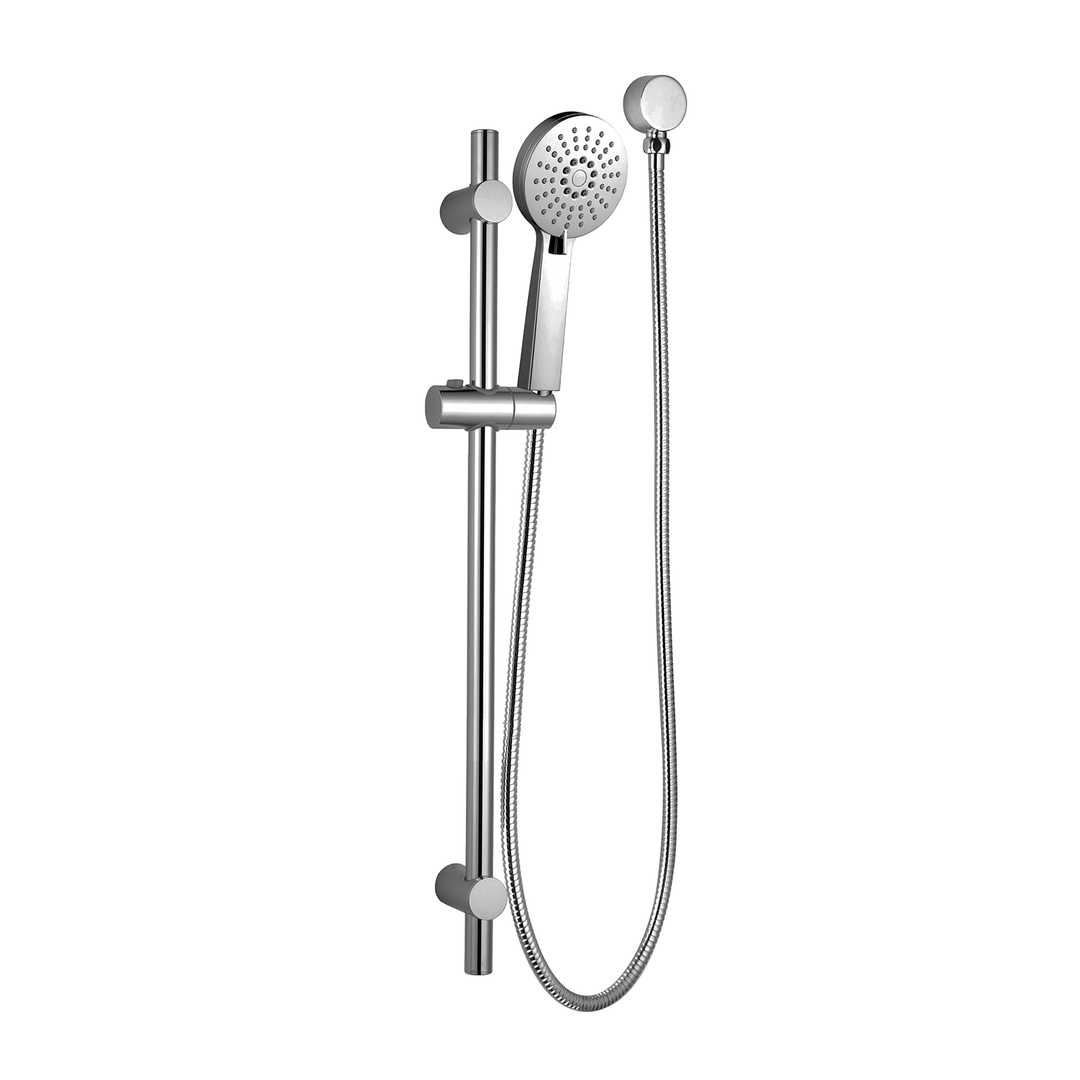 Shower Rail With 3 Function Shower Head And Elbow included