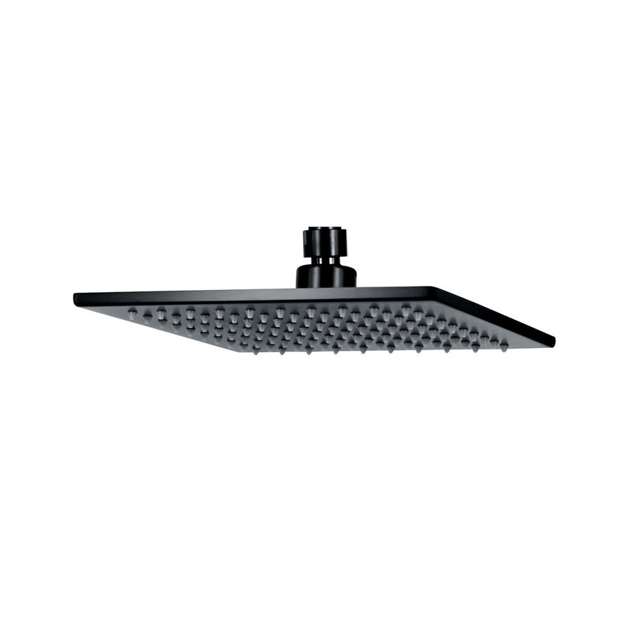 Square Shower Head In Matt Black