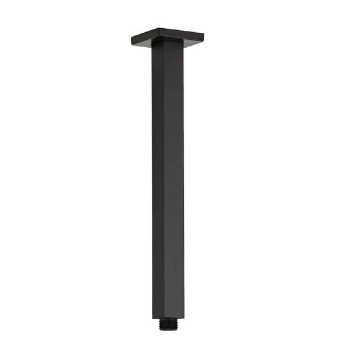 Square Ceiling Dropper in Black