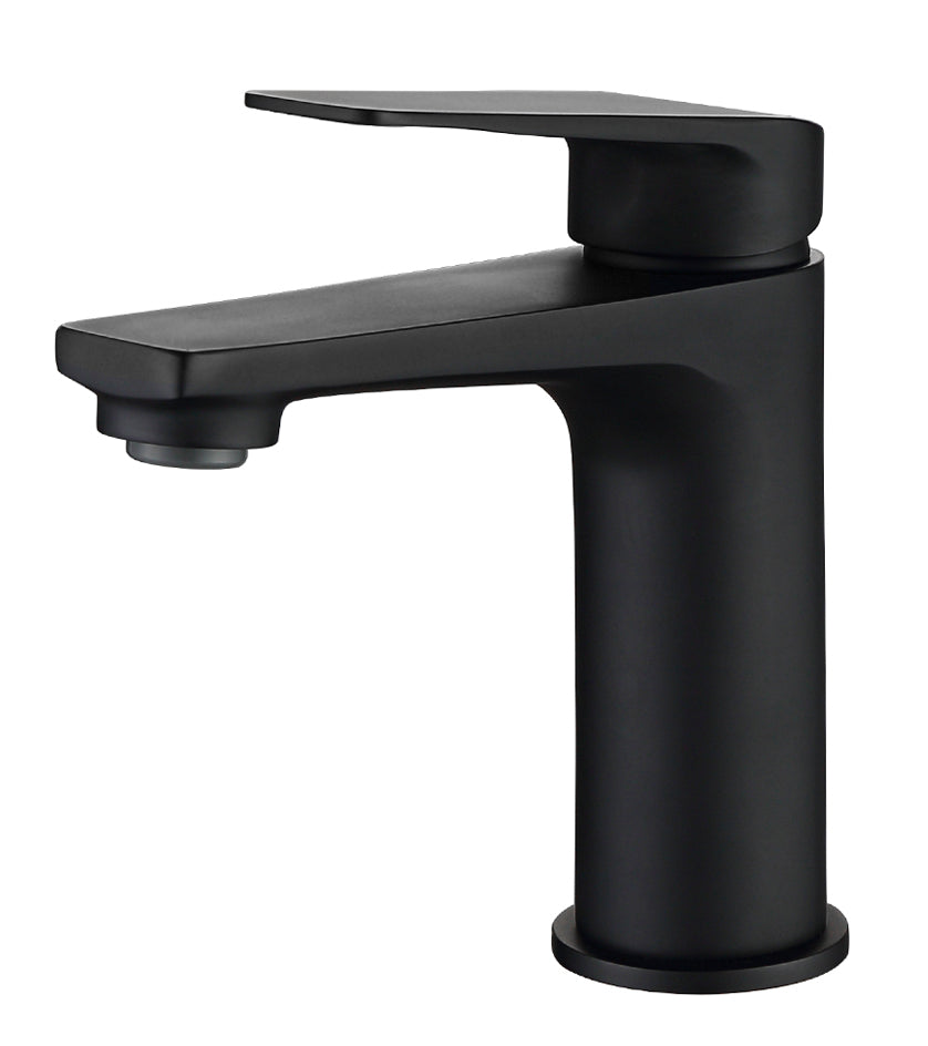 Zevio Basin Mixer Matt Black Z13BMB