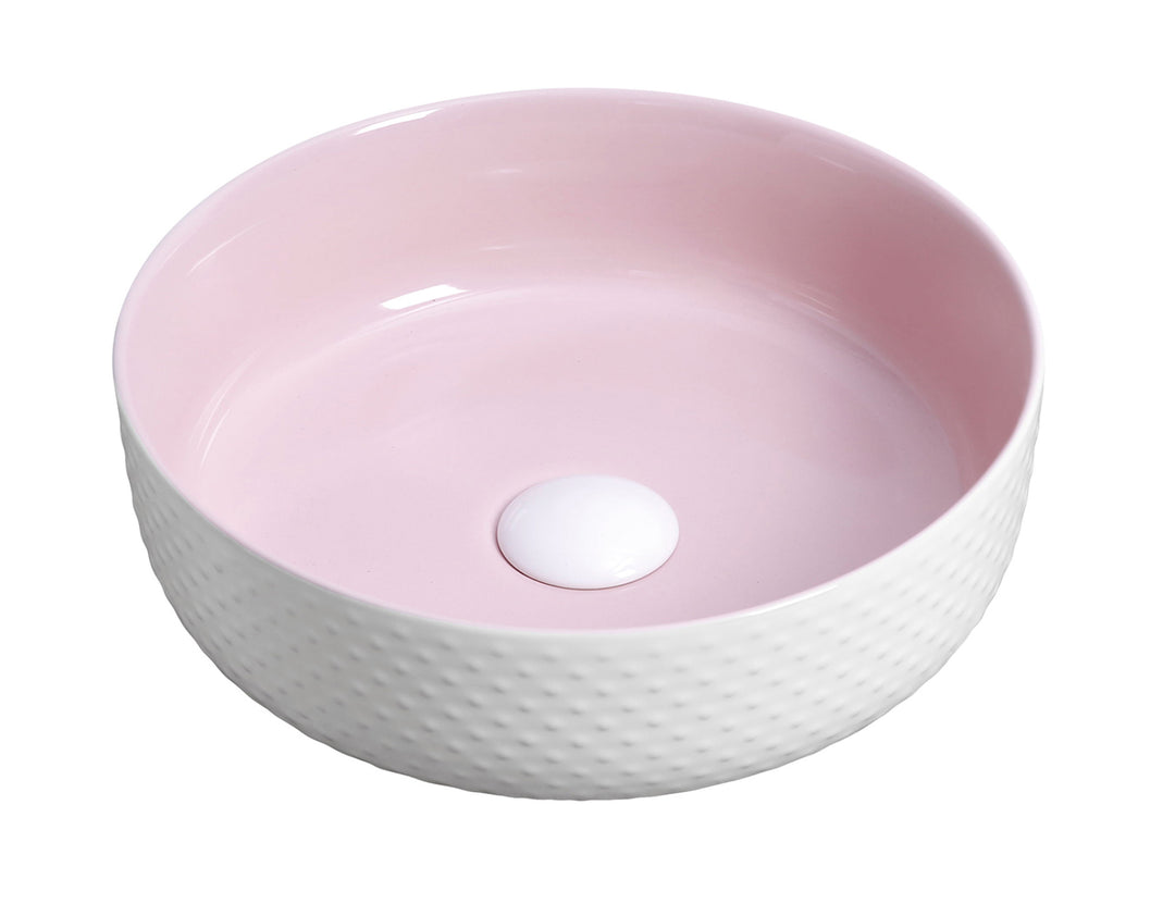 Golf Ball Pink Basin 355x355 IS4087WP