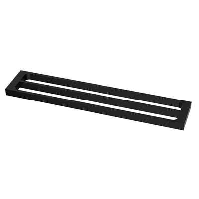 Taran Double TowelRail 600 Blk IS3612B