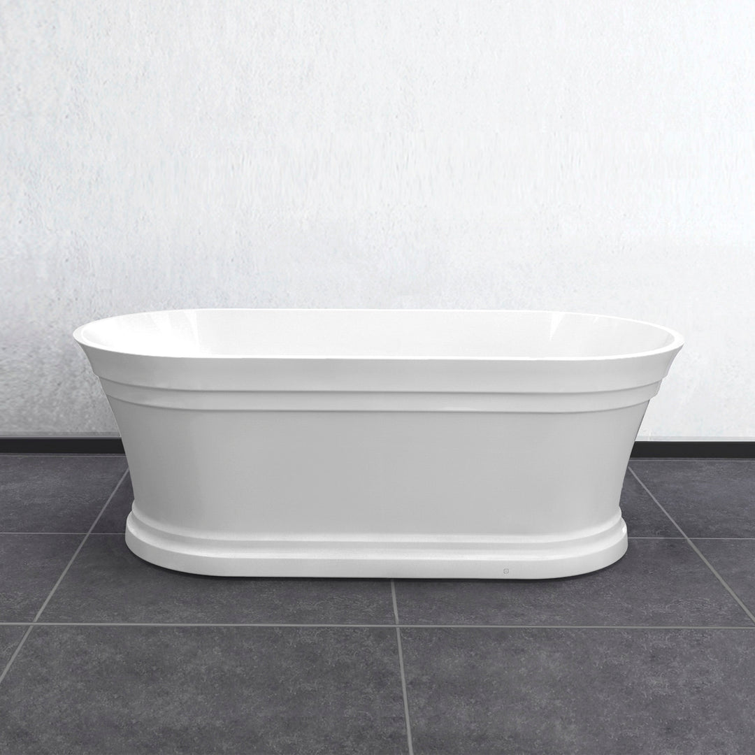 Hampton Bathtub 1500 NF & Gloss White OCBT-1500