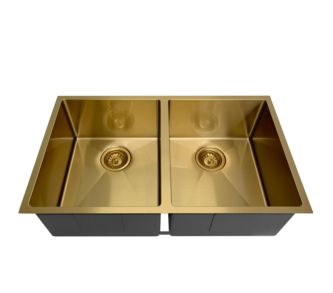 Arte Sink 76D 760x450x220 Brushed Gold M-CBS-820-76BG